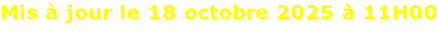 Mis à jour le 18 octobre 2025 à 11H00