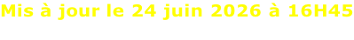 Mis à jour le 24 juin 2026 à 16H45