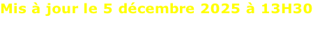 Mis à jour le 5 décembre 2025 à 13H30