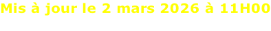 Mis à jour le 2 mars 2026 à 11H00
