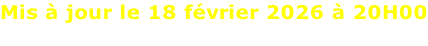 Mis à jour le 18 février 2026 à 20H00